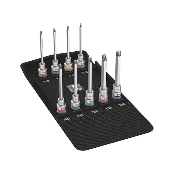 WERA Zyklop bit socket set TX 8767 C HF 3 9-piece 05004212001 - Socket wrench (set)