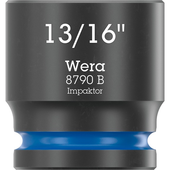 WERA Socket 8790 B Impactor 13/16 in x32 mm 05005523001 - Socket 3/8" 8790 B Impaktor