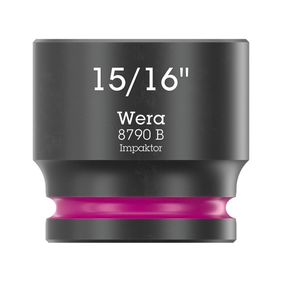 WERA Socket set 8790 B Impactor 15/16 in x 32 mm 05005525001 - Socket 3/8" 8790 B Impaktor