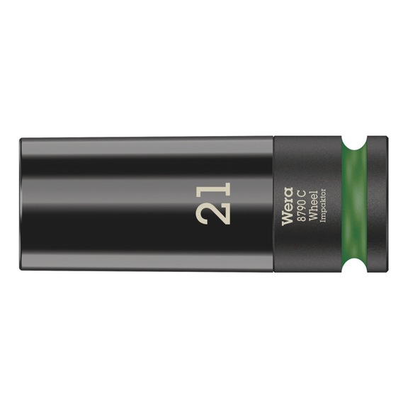 WERA Socket 8790 C Wheel Impactor 21x85x32 mm 05004592001 - Socket 1/2" 8790 C Wheel Impaktor