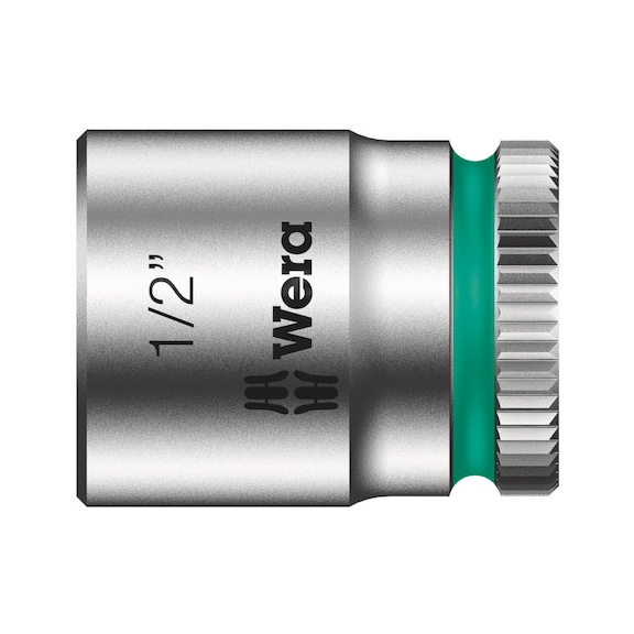 WERA Zyklop sockets with 1/4 in 8790 HMA 1/2 in x23 mm 05003522001 - Socket 1/4" 8790 HMA