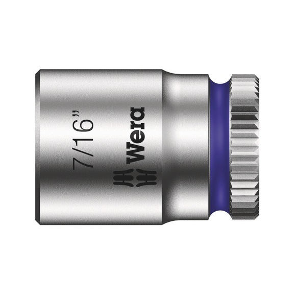 WERA Zyklop sockets with 1/4 in 8790 HMA 7/16 inx23mm 05003521001 - Socket 1/4" 8790 HMA