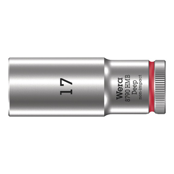 WERA Sockets with 3/8 in drive 8790 HMB Deep 17.0x64 05004539001 - Socket 3/8" 8790 HMB Deep