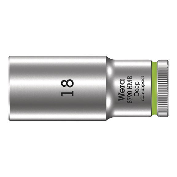 WERA Sockets with 3/8 in drive 8790 HMB Deep 18.0x64 05004540001 - Socket 3/8" 8790 HMB Deep