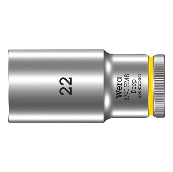 WERA Socket wrench bit with 3/8 in drive 8790 HMB Deep 22.0x64 05004544001 - Socket 3/8" 8790 HMB Deep