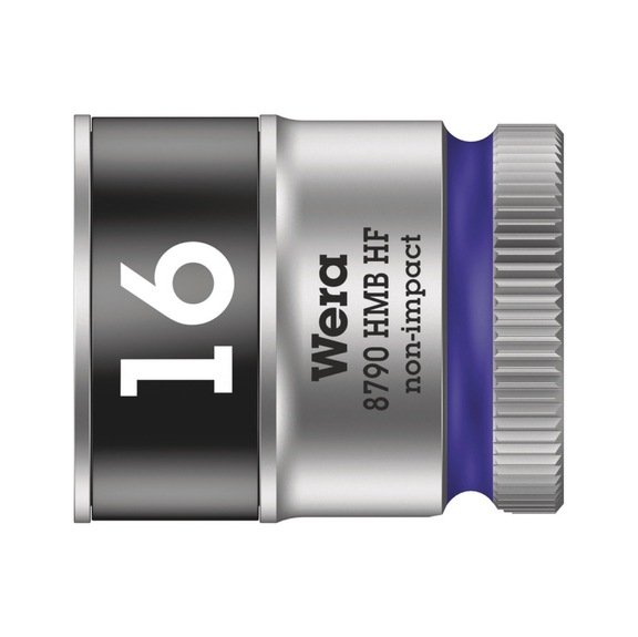 WERA Zyklop sockets 3/8 in 8790 HMB HF 16x29 mm 05003750001 - Socket 3/8" 8790 HMB HF
