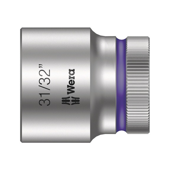 WERA Zyklop sockets with 1/2 in 8790 HMC 31/32 inx37 mm 05003630001 - Socket 1/2" 8790 HMC