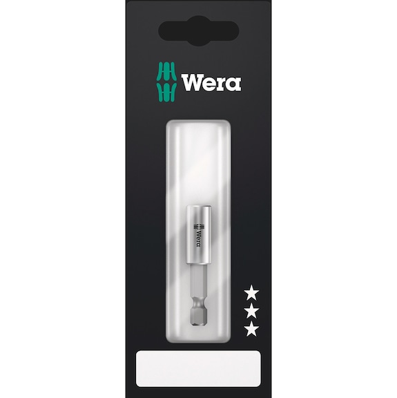 WERA Universal holder with strong snap ring 899/4/1 S 1/4x50 05160976001 - Universal Bit Holders with Stainless Steel Sleeve