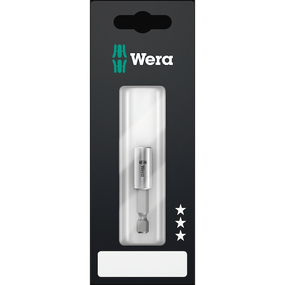 WERA Universal holder 899/4/1 SB SiS 1x1/4 in x75 05073357001 - Universal Bit Holders with Stainless Steel Sleeve