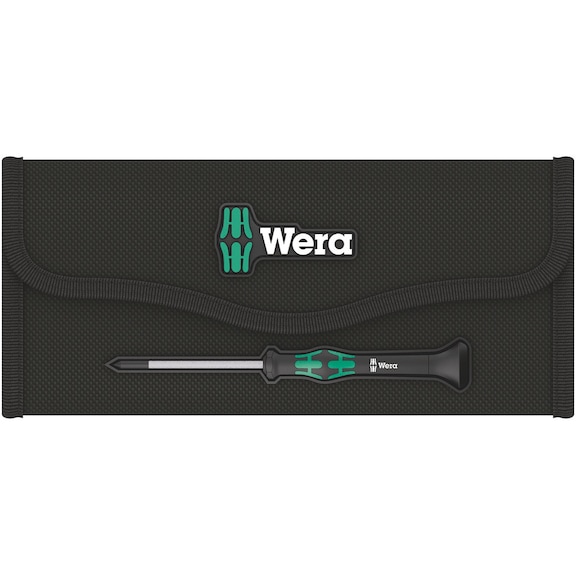 WERA Falttasche 9454 für bis zu 12-teilige K Micro Schraubendrehersätze leer - Werkzeugtasche (Werkstatt)