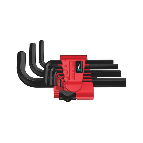 WERA Hex key set 950/9 Hex-Plus 7 metric BlackLaser 05021737001 - Allen key set
