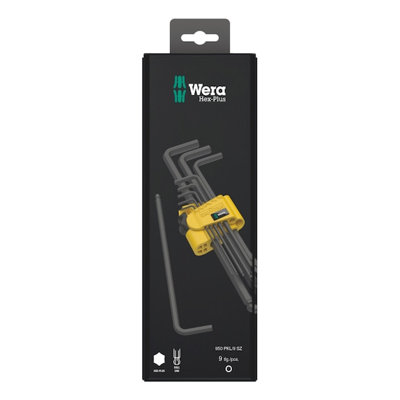 WERA Hex key set 950/9 Hex-Plus Imperial 1 SB imperial 05133180001 - Allen key set