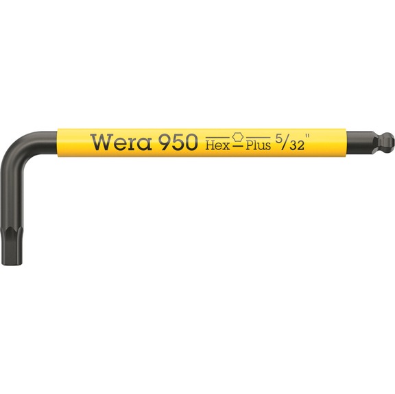 WERA Hex key 950 SPKS BlackLaser Multicolour 5/32 in x71 mm 05022654001 - Hexagon socket screwdriver