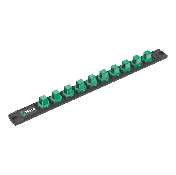 WERA Nut magnetic strip 9602 1/2 in empty 30x370 mm 05136422001 - Magnetic rail