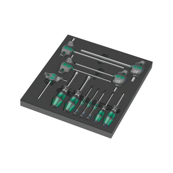 WERA foam insert 9713 Screwdriver set 12-piece 05150104001 - Screwdriver set