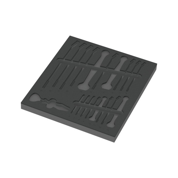 WERA foam insert 9831 6003 Joker Set 1 without tool 05137331001 - Drawer foam rubber insert (workshop)