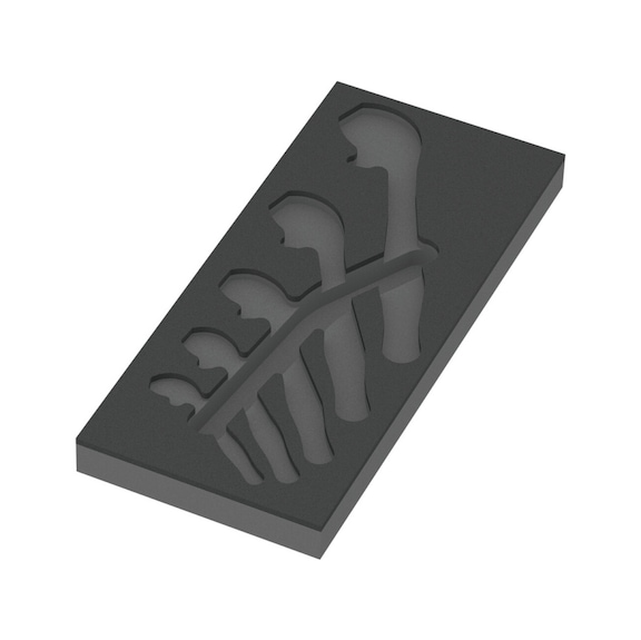 WERA foam insert 9832 6004 Joker Set 1 without tools 05137332001 - Drawer foam rubber insert (workshop)