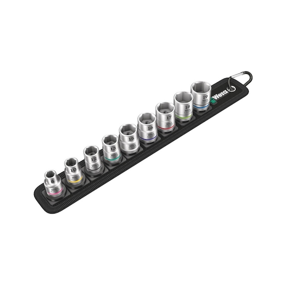 WERA Zyklop socket set Belt B 4 3/8 in drive 05003973001 - Socket wrench (set)