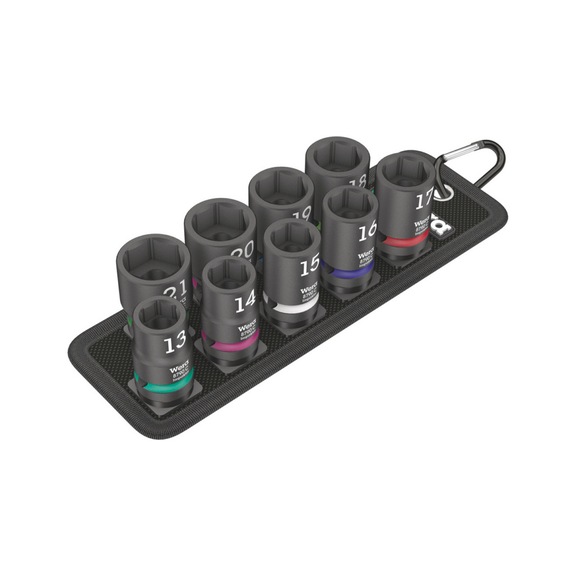 WERA Socket set Belt C Impactor 1 10-piece 05004580001 - Socket wrench (set)