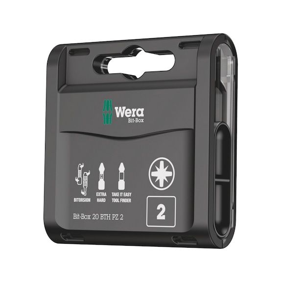 WERA Bits assortment Bit-Box 20 BTH PZ 2x25 mm 05057762001 - Bit set