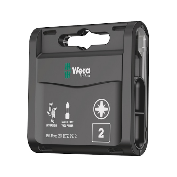 WERA Bits assortment Bit-Box 20 BTZ PZ 2x25 mm 05057761001 - Bit set