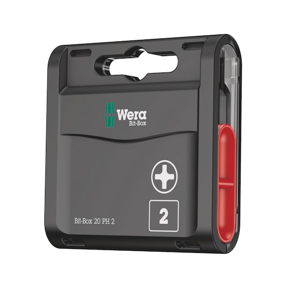 WERA Bits assortment Bit-Box 20 PH 2x25 mm 05057750001 - Bit set