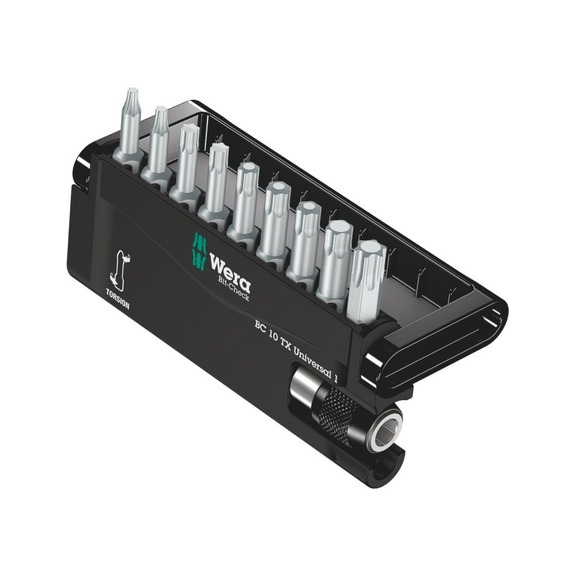 WERA Bits assortment Bit-Check 10 TX Universal 1 10-piece 05056164001 - Bit set