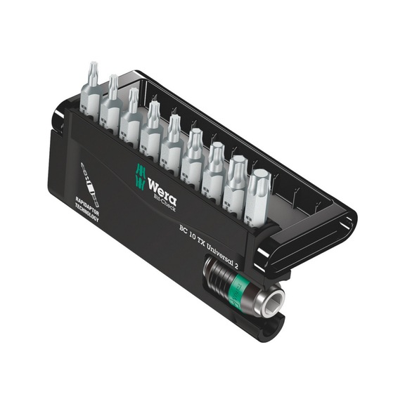 WERA Bits assortment Bit-Check 10 TX Universal 2 05057115001 - Bit set
