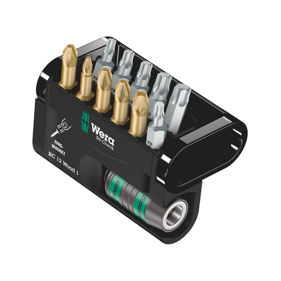 WERA bits assortment Bit-Check 12 Wood 1 12-piece 05057423001 - Bit set