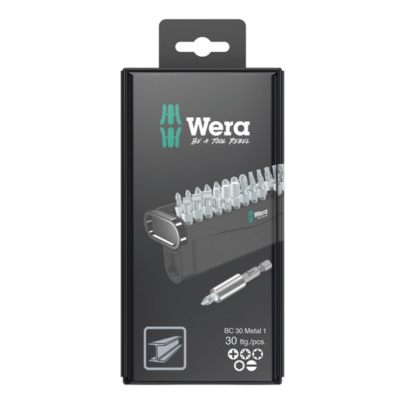 WERA Bits assortment Bit-Check 30 Metal 1 SB 30-piece 05057440001 - Bit set