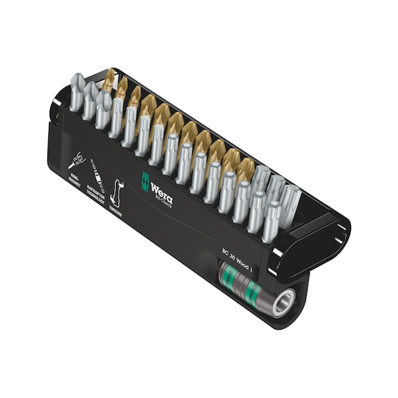 WERA Bits-Sortiment Bit-Check 30 Wood 1 05057433001 - Bit-Satz
