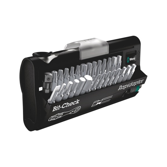 WERA Bit assortment with ratchet Bit-Check 30 Zyklop Mini 2 05346293001 - Bit set