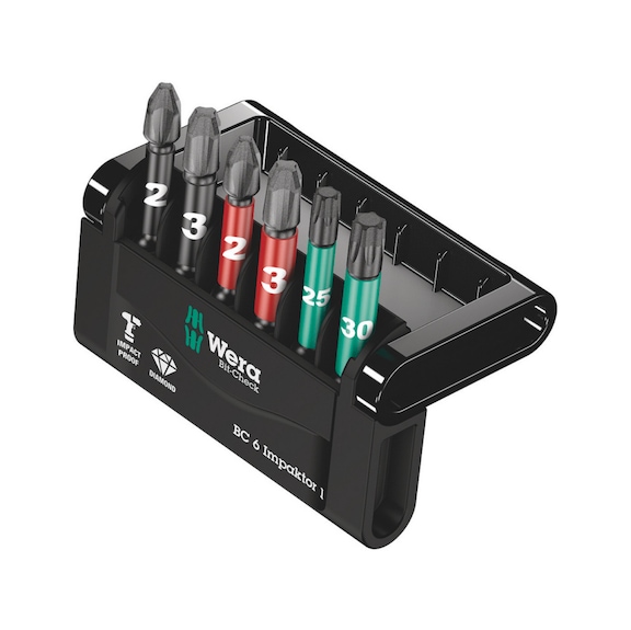 WERA Bits assortment Bit-Check 6 Impactor 1 6-piece 05057695001 - Bit set
