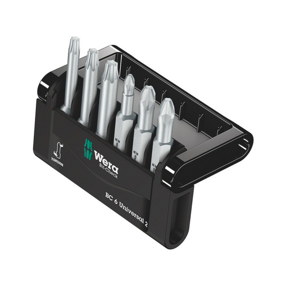 WERA Bits assortment Bit-Check 6 Universal 2 6-piece 05056473001 - Bit set
