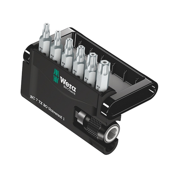 WERA Bits assortment Bit-Check 7 TX BO Universal 1 7-piece 05056158001 - Bit set