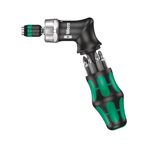 WERA WERA Kombi-Schrauber mit 6 Bits KK Pistol RA 7‑teilig 05051030001 - Bit-Satz