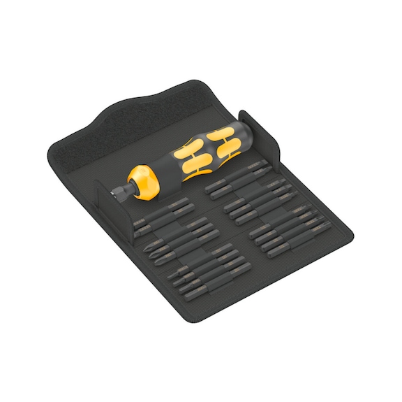 WERA Interchangeable Blades Screwdriver Set KK 900 Imperial Set 1 05018111001 - Impact screwdriver
