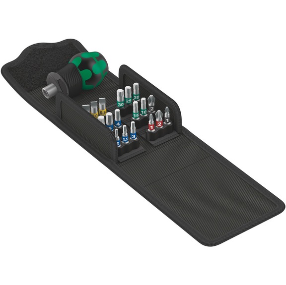 WERA Bits assortment Kraftform Compact Stubby 1 19-piece 05057471001 - Bit set