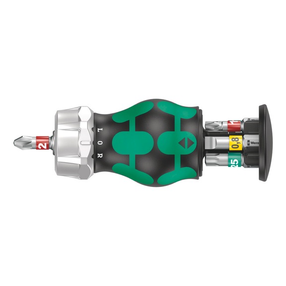 WERA Bits-Handhalter mit 6 Bits KK Stubby Magazin RA 1 05008883001 - Bit-Satz