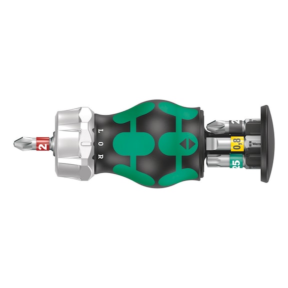 WERA Bits-Handhalter mit 6 Bits KK Stubby Magazin RA 2 05008884001 - Bit-Satz
