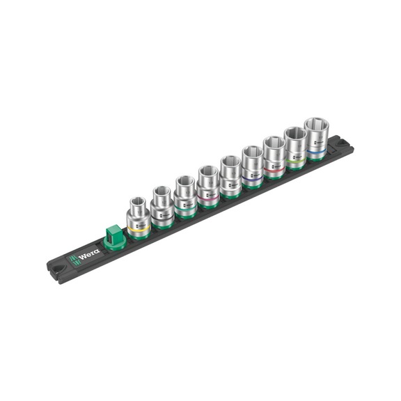 WERA Socket wrench set 1/2 in drive Socket Rail C 4 05005460001 - Socket wrench (set)