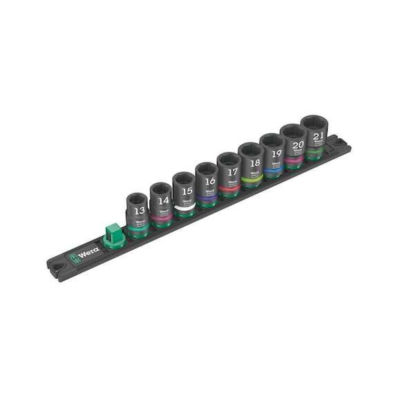 WERA Socket wrench set 1/2 in Socket Rail C Impactor1 05005490001 - Socket wrench (set)