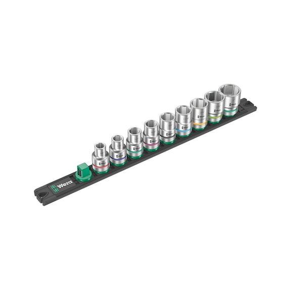 WERA Socket Wrench Set 1/2 in Socket Rail C Imperial 1 05005480001 - Socket wrench (set)