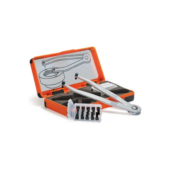 AMF adjustable face wrench set 758S Number 50427 - Adjustable face spanner