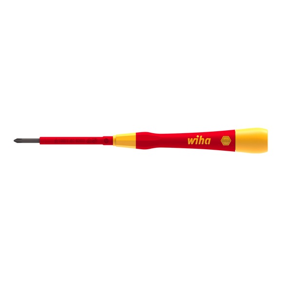 WIHA fine screwdriver set PicoFinish electric Phillips PH1 x 65 mm 42380 - Phillips screwdriver