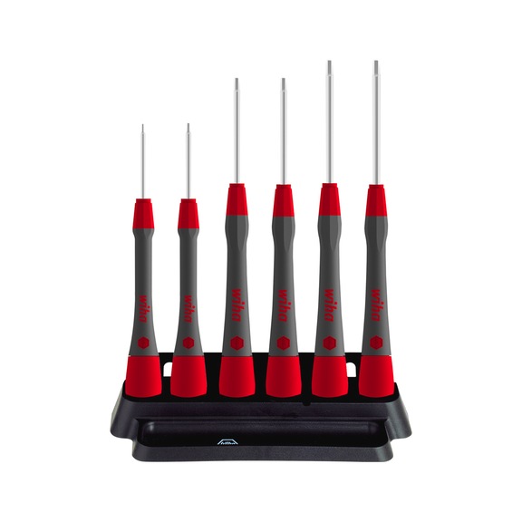 WIHA fine screwdriver set PicoFinish hexagon 7-piece including holder 42992 - Screwdriver set