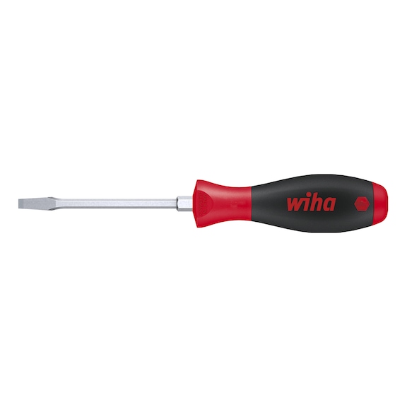 WIHA screwdriver SoftFinish slotted with hexagonal blade 9.0 x 150 mm 00737 - Slotted screwdriver