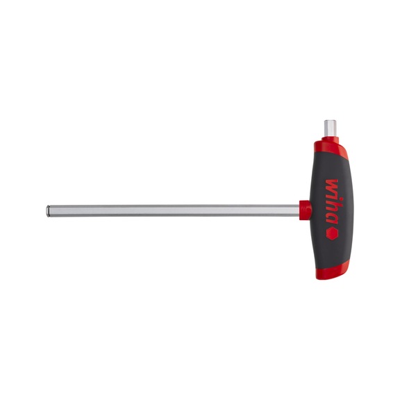 WIHA L-key with cross handle ComfortGrip hexagon 8.0 mm 45444 - Pin spanner with cross handle