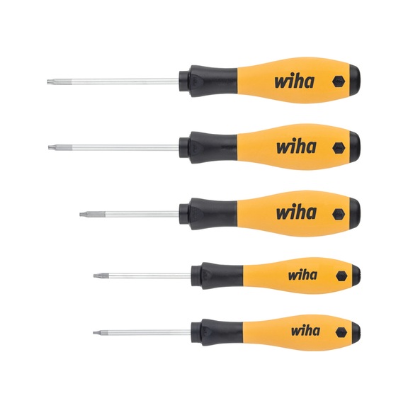 WIHA Screwdriver set SoftFinish ESD TX 5-piece 27253 - Screwdriver set