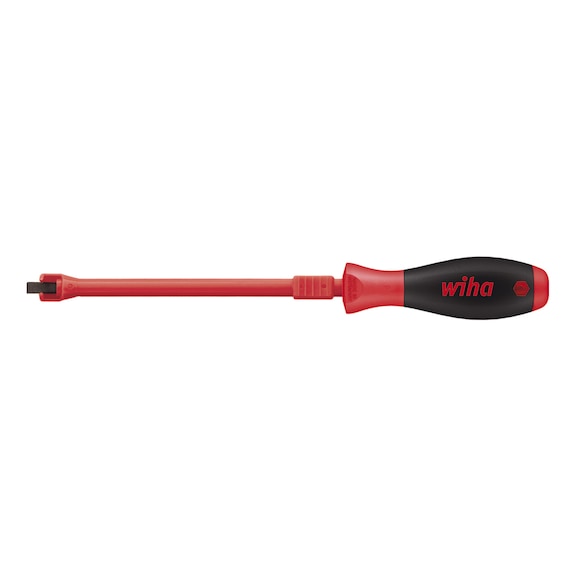 WIHA screwdriver SoftFinish slotted holding function 6.0 mm x 175 mm 32871 - Slotted screwdriver